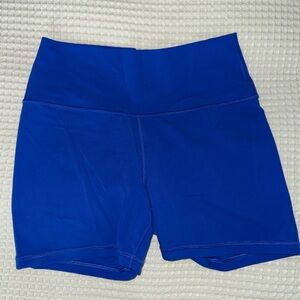 Athleta Women's Vibrant Blue Bike Shorts